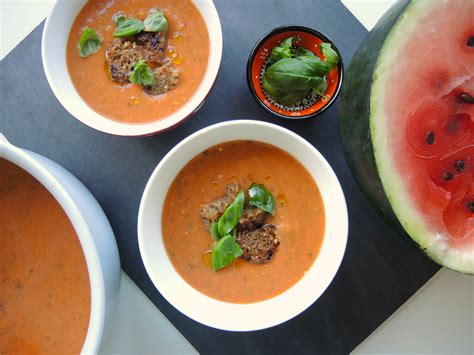 Wassermelonen Gazpacho