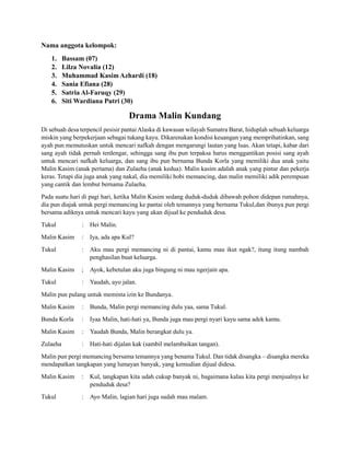 Drama Malin Kundang Docx