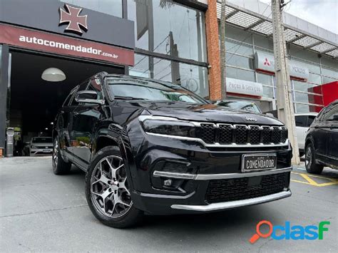 Jeep Commander Overland T270 13 Tb Flex Aut Preto 2022 13 Flex Em