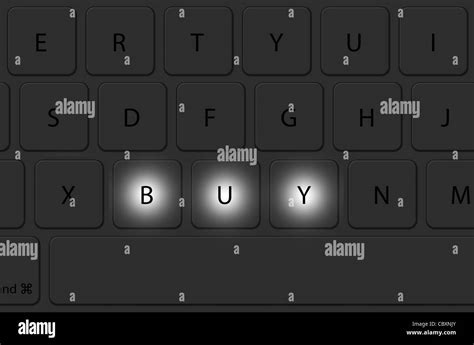 Mac keyboard buttons Stock Photo - Alamy