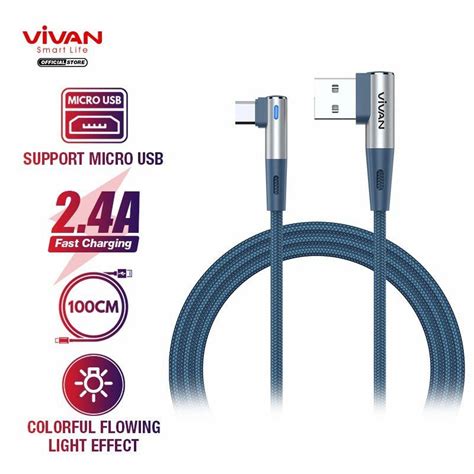 Jual Kabel Usb Micro Vivan Gaming Siku Fast Charging A Panjang M