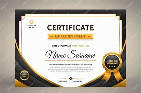 Templates Certificate