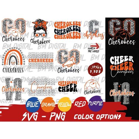 Cherokees Soccer Svg Cherokees Bundle Cherokees School Tea Inspire