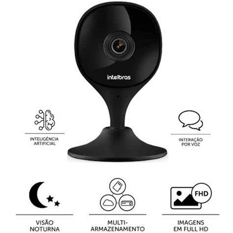 Camera De Video WI FI FULL HD Intelbras Mibo IMX C Preto 4565515