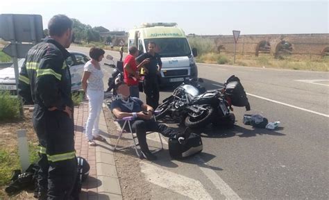 Dos Ocupantes De Una Moto Heridos En Una Colisi N Con Un Turismo En Caspe