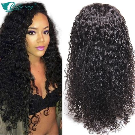 Unprocessed Indian Remy Human Hair Wig Lace Front Human Hair Curly Wigs Front Lace Wigs Long