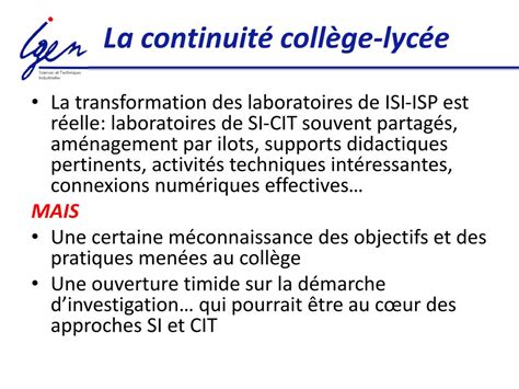 Ppt Les Enseignements Dexploration Sciences De Ling Nieur Et