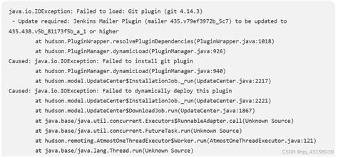 Jenkins Java Io IOException Failed To Load Git Plugin Java Io