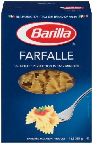 Barilla Farfalle Pasta 16oz Pack Of 16 16 Packs Kroger