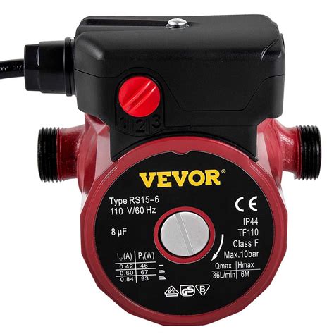 Vevor Recirculating Pump W V Water Circulator Circulating Pump Npt