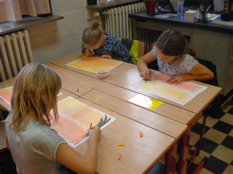 Klasblog Van A En B Creatief Met Houtskool En Krijt