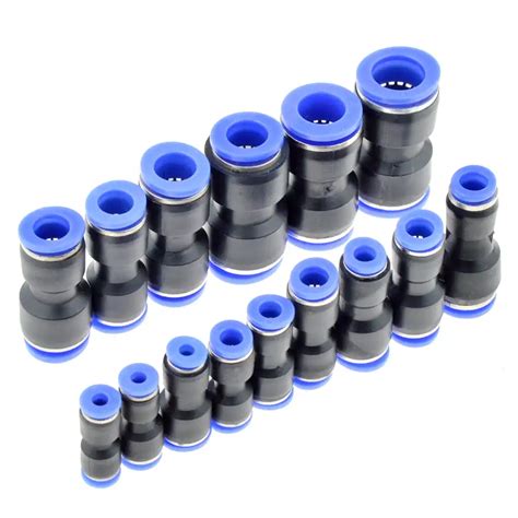 Air Pneumatic Connector Pu Straight Through Od 4mm 6mm 8mm 10mm 12mm