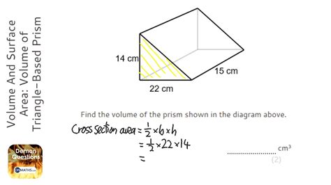 Volume Of A Triangular Prism Formula 7th Grade