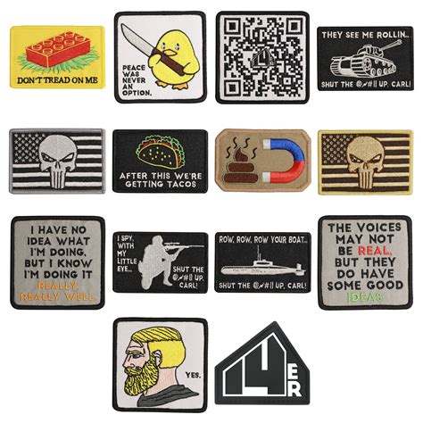 14er Military Morale Patches 14 Pack 14er Tactical