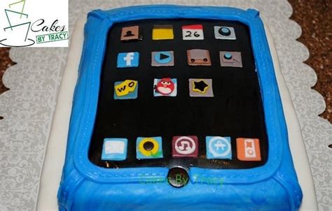 IPad Cake Decorated Cake By Tracy CakesDecor