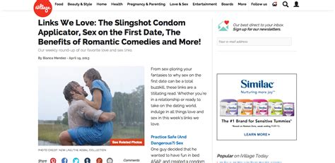 Links We Love The Slingshot Condom Applicator Sex On The First Date The Benefits Of Romantic
