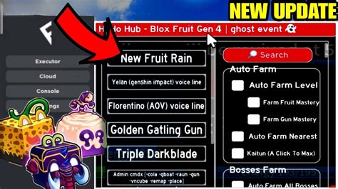 Script Blox Fruit Mobile No Key REAL FRUIT RAIN AUTO FARM RAID