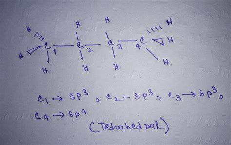 [Solved] 4) Butane, C4H10 Draw the Lewis Structure. Include all lone ...