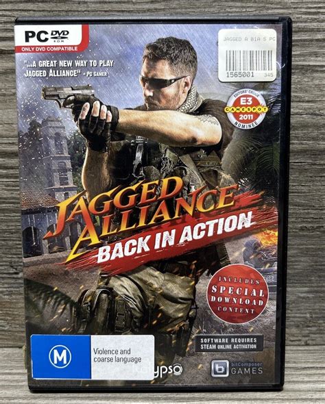 Pc Jagged Alliance Back In Action Game Complete Map And Manual Rpg War