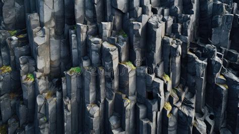 Formation Basalt Columns Landscape Stock Photo - Image of travel ...