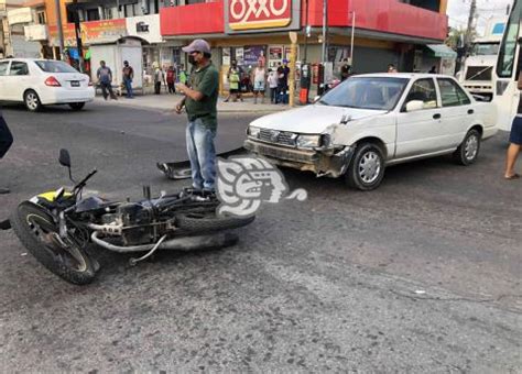 Choque Deja Una Persona Lesionada En Calles De Veracruz