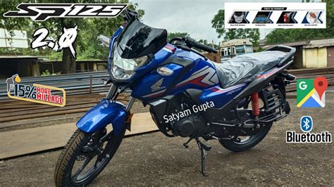 2021 Honda Sp 125 20 New Colour Athletic Blue Metallic Launched In