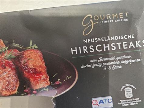 Fotos Und Bilder Von Fleisch Hirsch Steak Gourmet Aldi Gourmet Finest