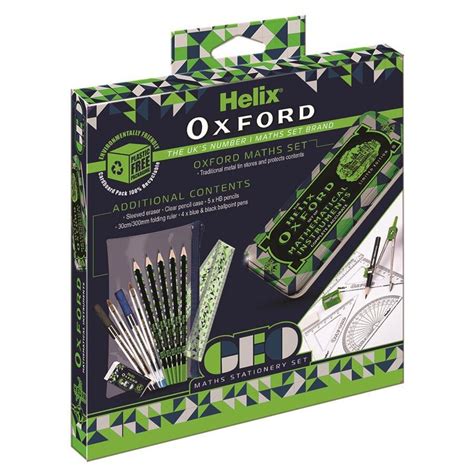 Buy Oxford Geo 23 Piece Bulk Stationary Set Green Avansas®