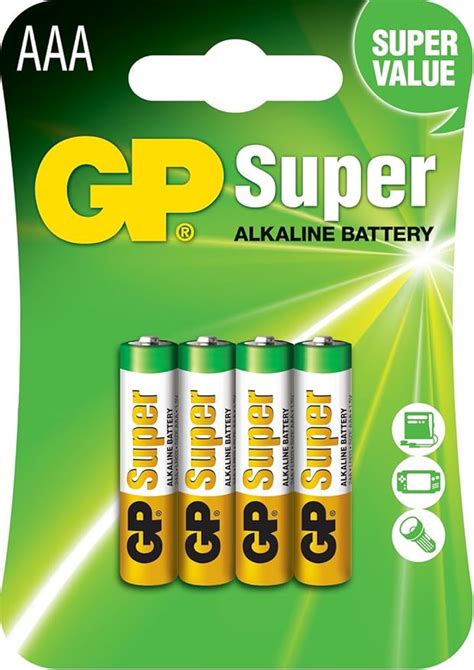 Batterie Super Alcaline Mini Stilo Aaa Blister Pezzi Pila