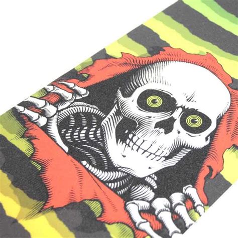 Powell Peralta Ripper Fade White X Skateboard Griptape