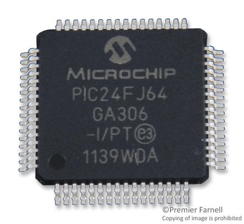 PIC24FJ64GA306 I PT Microchip 16 Bit Microcontroller General Purpose