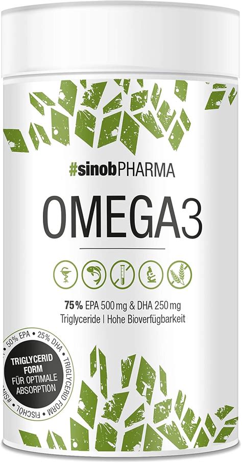 Omega 3 Fischöl Kapseln Hochdosiert Mit 1000 Mg Pro Kapsel Mit Den