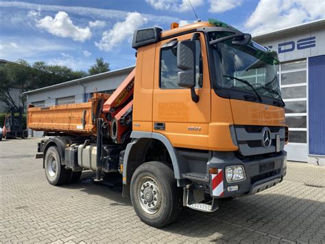 MB ACTROS 1841 4x4 EURO WYWROTKA Z HDS PALFINGER Truckport