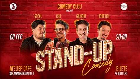 Bilete Cluj Napoca Stand Up Comedy Cu Cristi Ciui Socol Claudiu