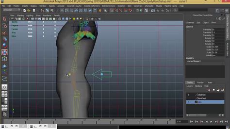 Maya Tutorial RIGGING 4 Spine Controls YouTube