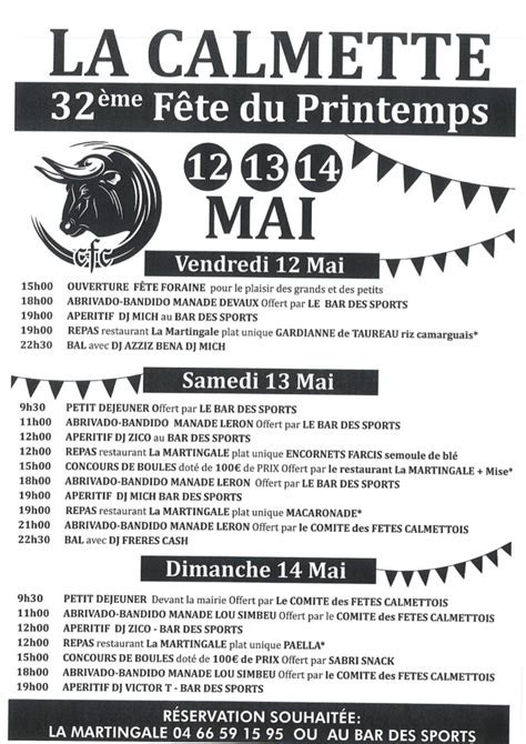 FÊTE DU PRINTEMPS 2023 Mairie de La Calmette