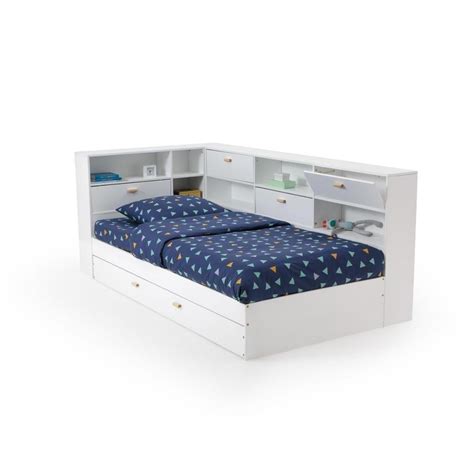 Colorful Latest Smart Modern Design Solid Wood Bed Furniture Children