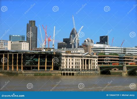 Construction In London Stock Image Image Of Banking 10664729