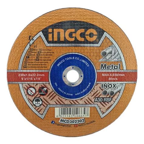 Disco Corte Metal Acero Inoxidable Plano Mm Ingco Mercadolibre