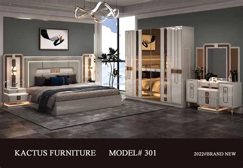 2022 Brand New Design Full Bedroom Set Cheap King Size Luxury Bedroom