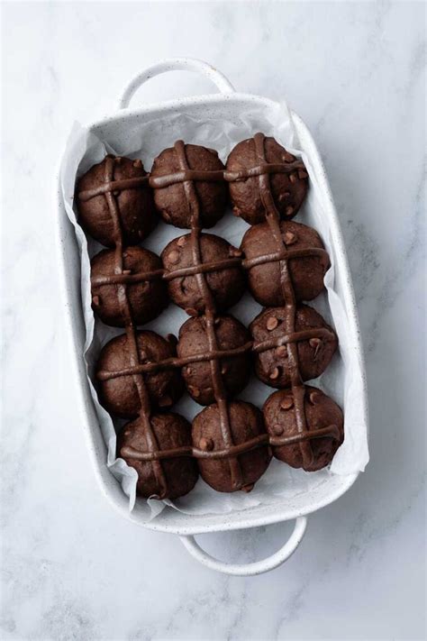 Chocolate Hot Cross Buns Makyla Creates