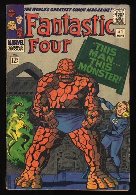 Fantastic Four 51 FN 5 5 See Description Qualified Comic Books