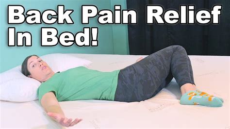 Ways To Relieve Back Pain In Bed Ask Doctor Jo