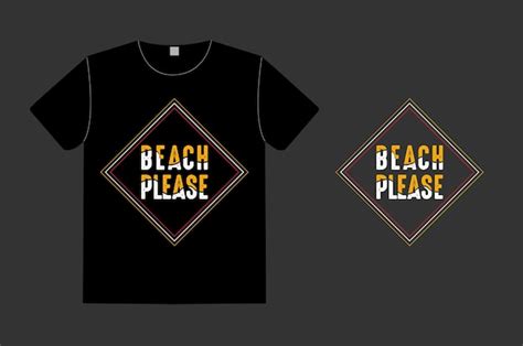 Lema tipografía moderna cita diseño de camiseta negra Vector Premium