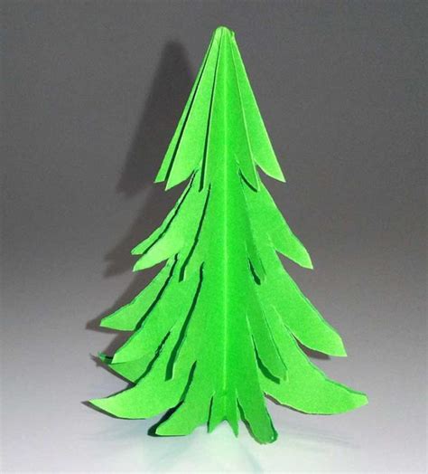 Tannenbaum Basteln 3d Vorlage