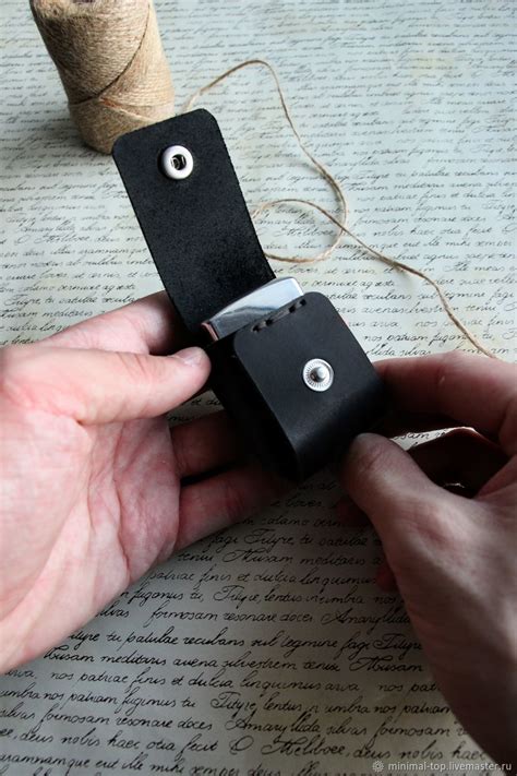 Чехол для зажигалки Zippo, чехол для зиппо, с фиксаторм на ремень в ...