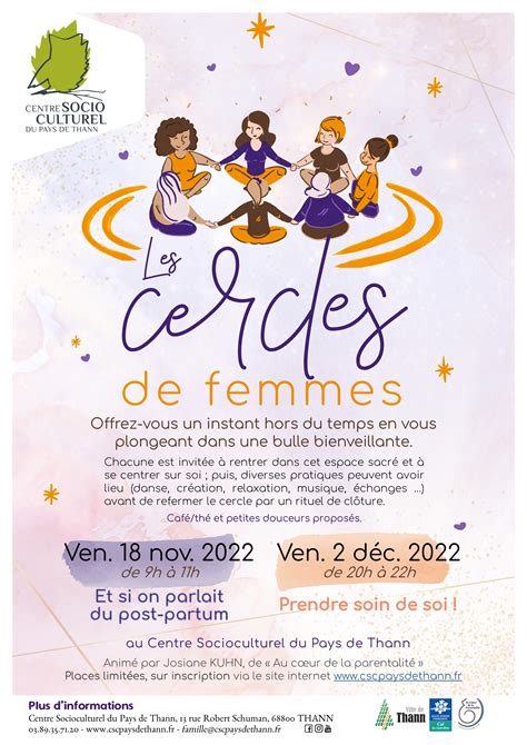 Les cercles de femmes Agenda des événements CSC Pays de Thann