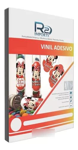 Adesivo Vinil Branco Fosco P Jato De Tinta A4 Prova Dágua