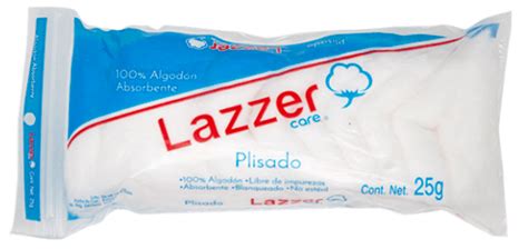 Algodón plisado de 25g Marca Lazzer Care LOGEYCO