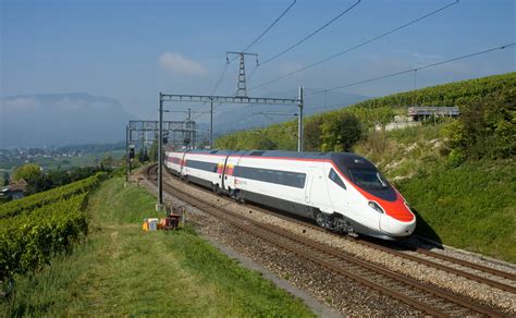 ETR 610 Cisalpino due der SBB zwischen Neuchâtel Serrières und Auvernier